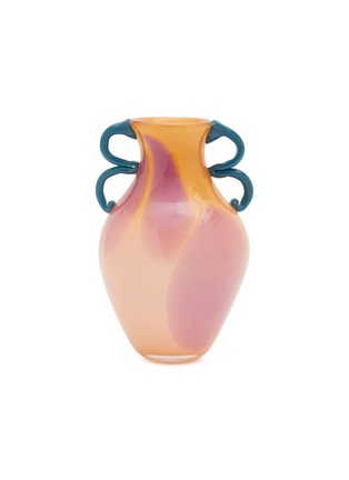 Main View - 点击放大 - VAISSELLE - Double Handle Vase — Pink/ Lilac