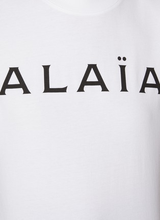  - ALAÏA - LOGO 飞袖 T 恤