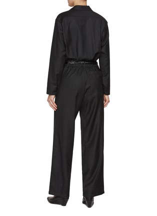 背面 - 点击放大 - BARENA - Long Sleeve Belted Jumpsuit