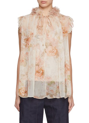 首图 - 点击放大 - ZIMMERMANN - Illustration Frilled Blouse