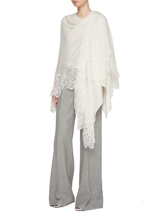 正面 -点击放大 - ERMANNO SCERVINO - Cashmere Lace Cape