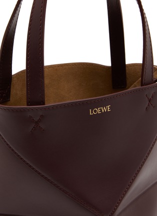 细节 - 点击放大 - LOEWE - Mini Puzzle Fold Leather Tote Bag