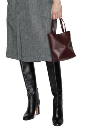 正面 -点击放大 - LOEWE - Mini Puzzle Fold Leather Tote Bag
