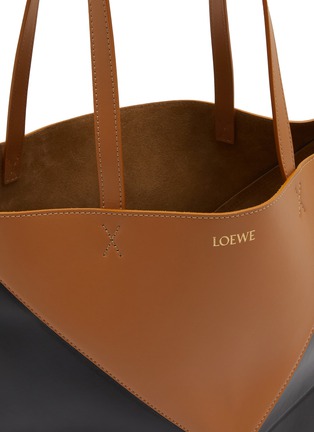 细节 - 点击放大 - LOEWE - Medium Puzzle Fold Bicolour Leather Tote Bag