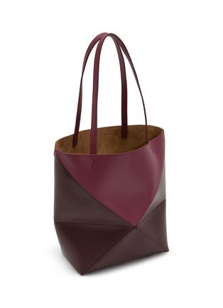 细节 - 点击放大 - LOEWE - Medium Puzzle Fold Bicolour Leather Tote Bag