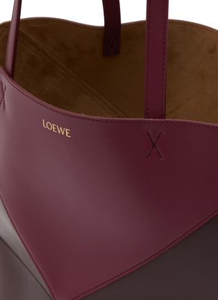 细节 - 点击放大 - LOEWE - Medium Puzzle Fold Bicolour Leather Tote Bag