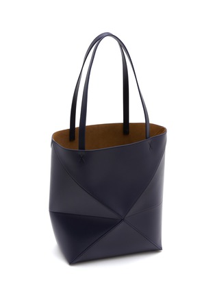 细节 - 点击放大 - LOEWE - Medium Puzzle Fold Leather Tote Bag