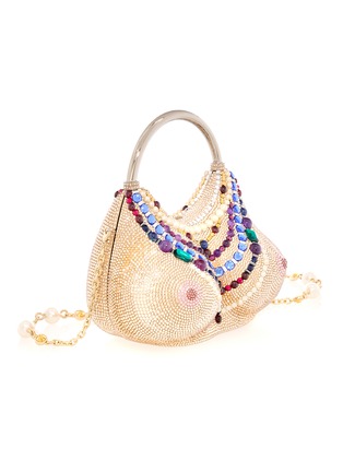 细节 - 点击放大 - JUDITH LEIBER - Bust Bikini Shoulder Bag — Nude