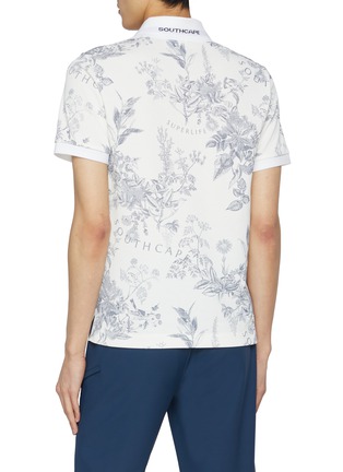 背面 - 点击放大 - SOUTHCAPE - Floral Print Polo Shirt