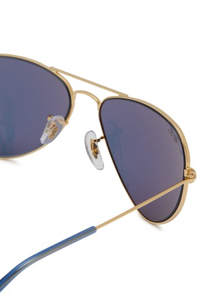 细节 - 点击放大 - RAY-BAN - Mirror Pilot Lens Sunglasses