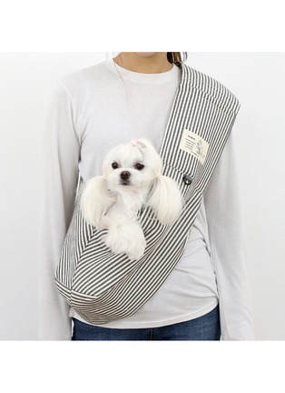 细节 –点击放大 - ITSDOG - 袋鼠智能宠物背带 — 灰色条纹