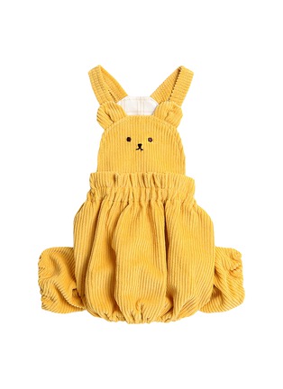 首图 –点击放大 - ITSDOG - 中小号小熊灯芯绒狗狗背带裤 — 黄色