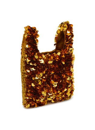 细节 - 点击放大 - ANYA HINDMARCH - Mini Coco Pops Sequined Recycled Satin Tote Bag