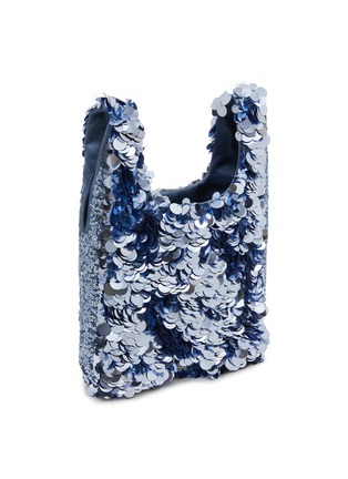 细节 - 点击放大 - ANYA HINDMARCH - Mini Rice Krispies Sequined Recycled Satin Tote Bag