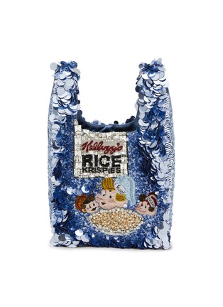 首图 - 点击放大 - ANYA HINDMARCH - Mini Rice Krispies Sequined Recycled Satin Tote Bag