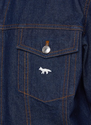  - MAISON KITSUNÉ - Fox Patch Denim Trucker Jacket