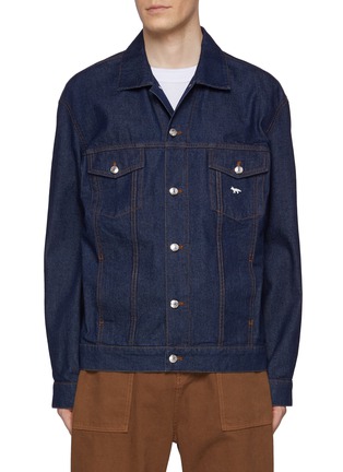 首图 - 点击放大 - MAISON KITSUNÉ - Fox Patch Denim Trucker Jacket