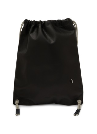 首图 - 点击放大 - RICK OWENS - Leather Drawstring Backpack