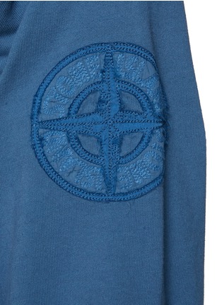  - STONE ISLAND - LOGO 刺绣纯棉套头衫