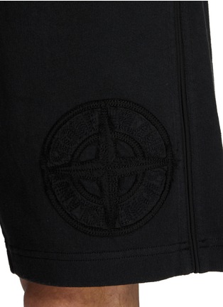  - STONE ISLAND - LOGO 刺绣纯棉短裤