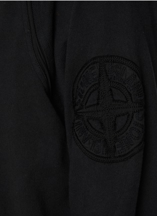  - STONE ISLAND - LOGO 刺绣纯棉套头衫