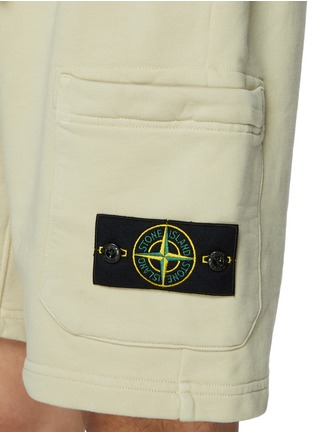  - STONE ISLAND - LOGO 刺绣纯棉短裤