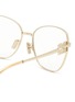 细节 - 点击放大 - MIU MIU - Metal Square Optical Glasses