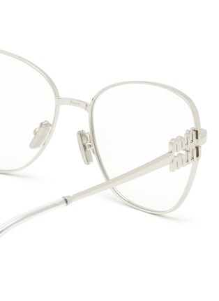 细节 - 点击放大 - MIU MIU - Metal Square Optical Glasses