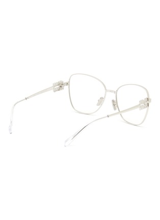 模特儿示范图 - 点击放大 - MIU MIU - Metal Square Optical Glasses