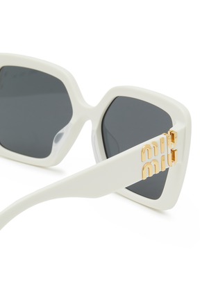 细节 - 点击放大 - MIU MIU - Acetate Square Sunglasses