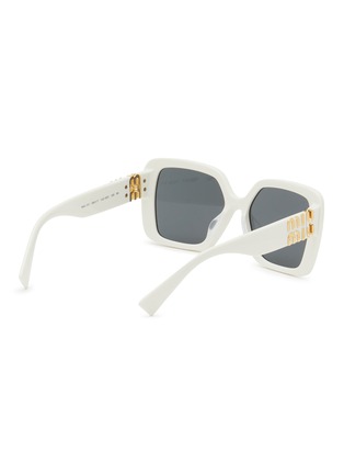 模特儿示范图 - 点击放大 - MIU MIU - Acetate Square Sunglasses