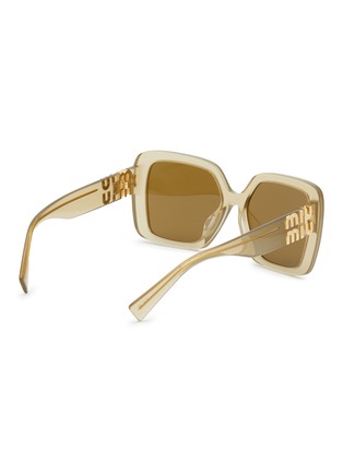 模特儿示范图 - 点击放大 - MIU MIU - Acetate Square Sunglasses