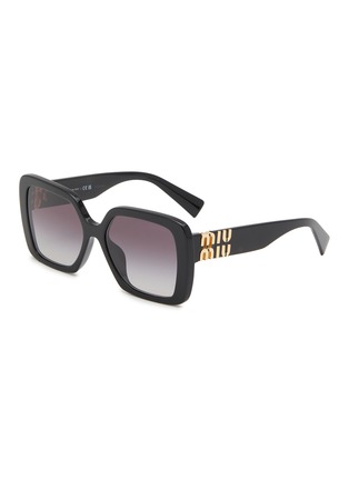 首图 - 点击放大 - MIU MIU - Acetate Irregular Sunglasses