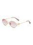 首图 - 点击放大 - MIU MIU - Metal Oval Sunglasses