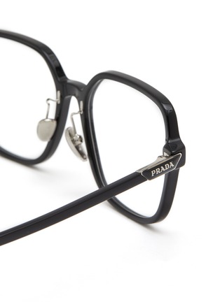 细节 - 点击放大 - PRADA - Acetate Square Glasses