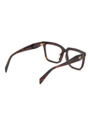 模特儿示范图 - 点击放大 - PRADA - Acetate Rectangle Glasses