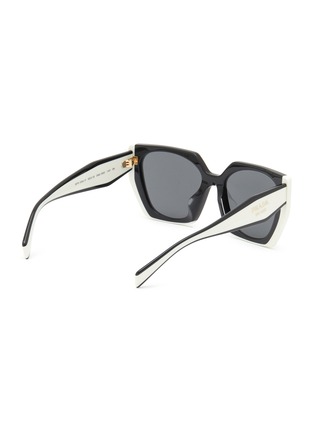 模特儿示范图 - 点击放大 - PRADA - Acetate Pillow Sunglasses