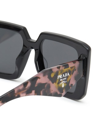 细节 - 点击放大 - PRADA - Acetate Square Sunglasses