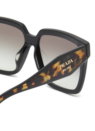 细节 - 点击放大 - PRADA - Acetate Square Sunglasses