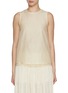 首图 - 点击放大 - PESERICO - Monili Collar Cotton Silk Tank Top