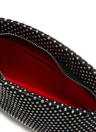 细节 - 点击放大 - CHRISTIAN LOUBOUTIN - LOUBITWIST 真皮水钻缀饰单肩包