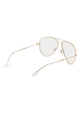 模特儿示范图 - 点击放大 - RAY-BAN - Old Aviator Transitions Metal Pilot Sunglasses