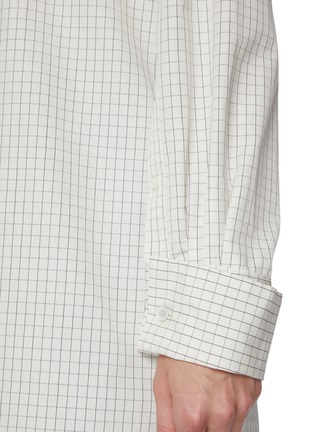  - DRIES VAN NOTEN - 棉府绸格纹上衣