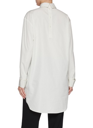 背面 - 点击放大 - DRIES VAN NOTEN - 棉府绸格纹上衣