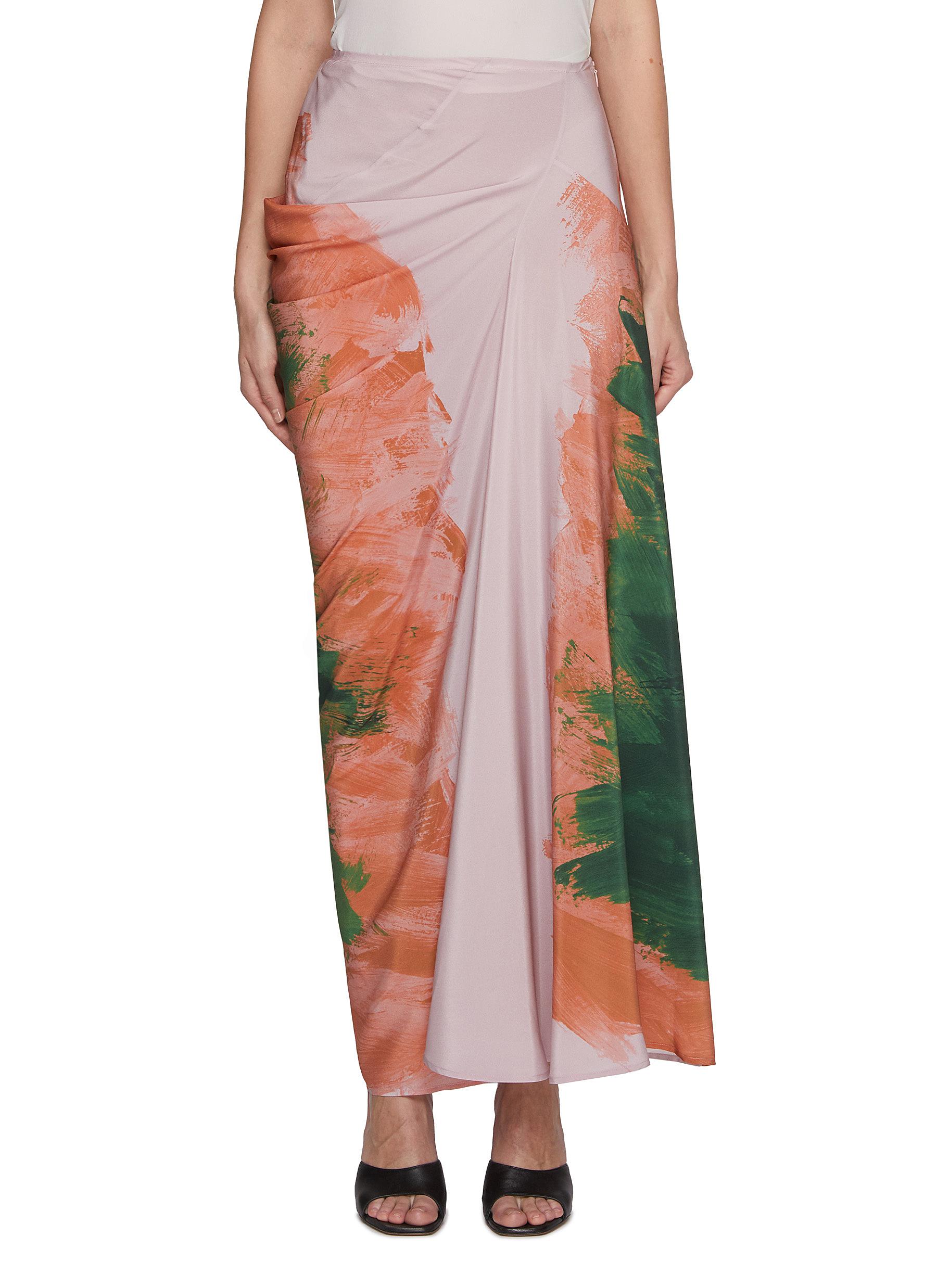Dries Van Noten 浮彫り半身スカート Dries Van Noten 浮彫り半身スカート