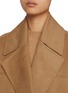 细节 - 点击放大 - YVES SALOMON - Mink Collar Wool Cashmere Peacoat