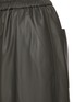  - YVES SALOMON - Drawstring Wide Leg Leather Trousers