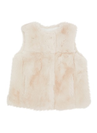 首图 - 点击放大 - YVES SALOMON - Rex Rabbit Fur Kids' Gilet