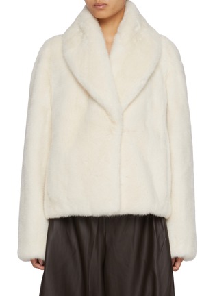 首图 - 点击放大 - YVES SALOMON - Shawl Collar Mink Fur Jacket