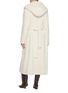 背面 - 点击放大 - YVES SALOMON - Hooded Belted Pouch Mink Fur Coat